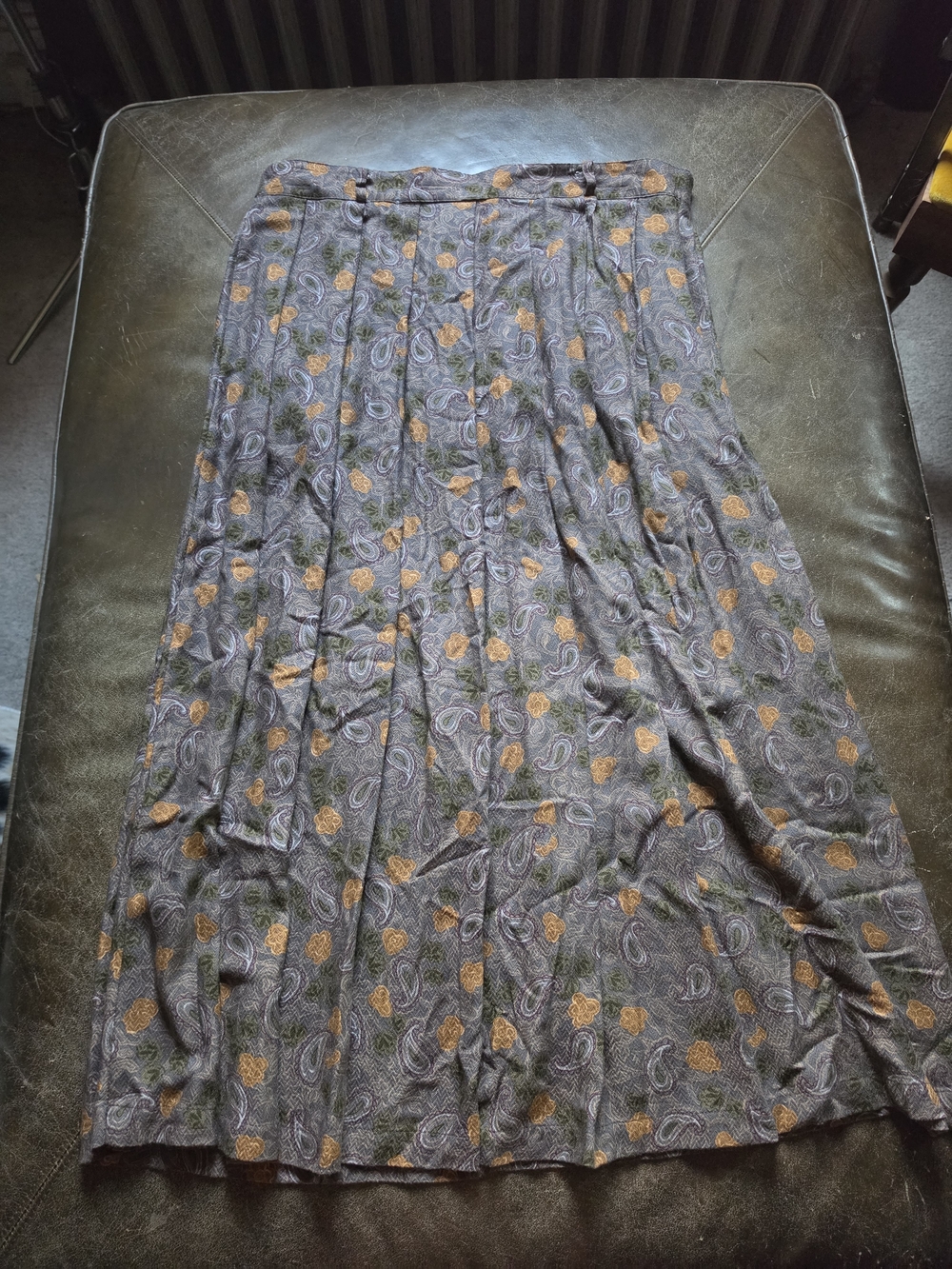 Vintage Sag Harbor Pleated Midi Skirt – Size XL (EUC)